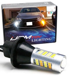 iJDMTOY High Power 42-SMD LED Front Turn Signal Light w/White Add-On Feature Compatible With 2015-2017 Toyota Camry LE SE or Special Edition