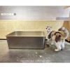IKITCHEN Stainless Steel Cat Litter Box, Large Metal Litter Box