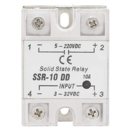 SSR-10DD Solid State Relay, 3-32 VDC to 5-220 VDC/10A