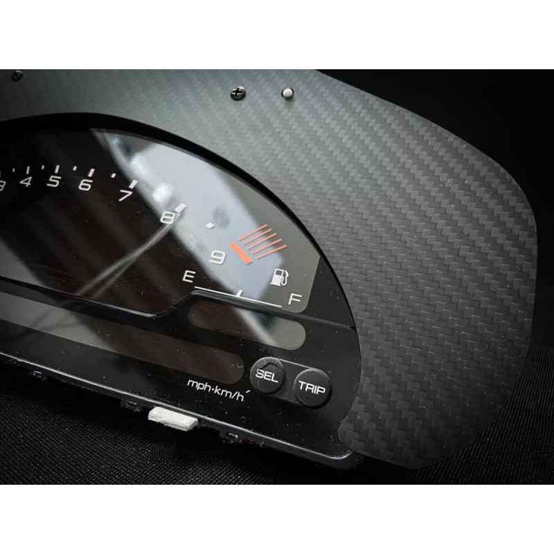 RPSDZN Twill Dry Carbon Fiber S2000 Cluster Conversion Bezel for