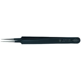 Stainless Steel Gripping Tweezers-Needle-Point Tips-ESD