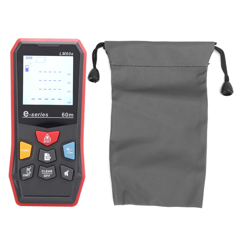 LM60e Digital Infrared Laser Distance Meter Portable 60m Range Finder