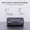 HOMVILLA Digital Alarm Clock with Adapter, 2 Alarms, USB Charging