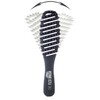 Flex Brush Vented Hair Brush for Blow Drying, Flexible Bristle