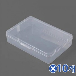 Transparent Portable Mask Case 18.5x13cm x 10 pcs