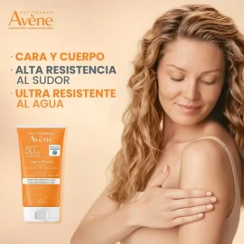 Avene Protector Solar Potente Cara Cuerpo Fps 50 150ml                                                                                                