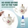 Waterproof Ceramic Glue 60g, Tile Clear Glue for Porcelain and