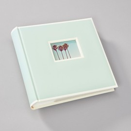 Semikolon 364067 200 Pockets Album - 23 x 22.3 cm - 100 Pages Cream for 200 x 10 x 15 Photos - Moss Pastel Green