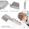 3Pcs Hair Trimming Fade Guide with Fade Comb,Barber Fade Comb