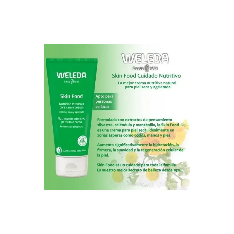 Skin Food Weleda Nutrición Intensiva | Piel Seca y Agrietada