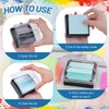 HMIEPRS 2Pcs Pop Up Sticky Note Dispenser with 400 Sheets