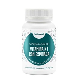 Vitamina K1, 50 Cápsulas Por Frasco