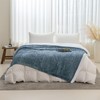 MH MYLUNE HOME Ultra Soft Ribbed Throw Blanket for Couch