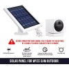 Wasserstein Solar Power Panel for Wyze Cam Outdoor Security Outdoor
