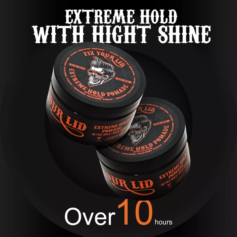 Fix Your Lid Extreme Hold Pomade for Men - Water