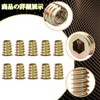 Insert Nuts Zinc Alloy Hex Nuts Hex Drive Head Nuts