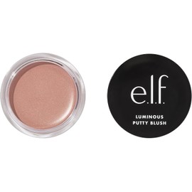 e.l.f. Luminous Putty Blush, Putty-to-Powder, Buildable Blush With A Subtle Shimmer Finish, Highly Pigmented & Creamy, Vegan & Cruelty-Free, Maui