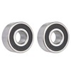 2Pcs Double Row Ball Bearing High Speed Operation Excellent Manufacture