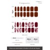 Ohora Tiras de uñas de gel semi curadas | Rojo,