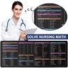 Enjoyard Nurse Working Mat Nursing Cheat Sheets Nursing Reference Mat