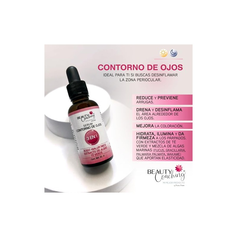SERUM CONTORNO DE OJOS - 3 en 1 - Ácido