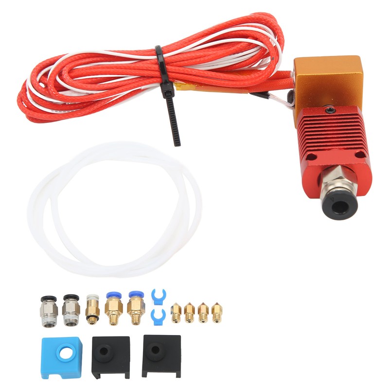 Assembled Hotend Kit for Ender 3 with Pneumatic Fittings Thermistor