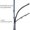 Trilancer Cable Tie with Velcro, 20cm 50 Pieces Reusable Velcro