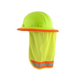 ERB 19281 S268 Hi-Vizability Mesh Neck Shield, Fluorescent Lime