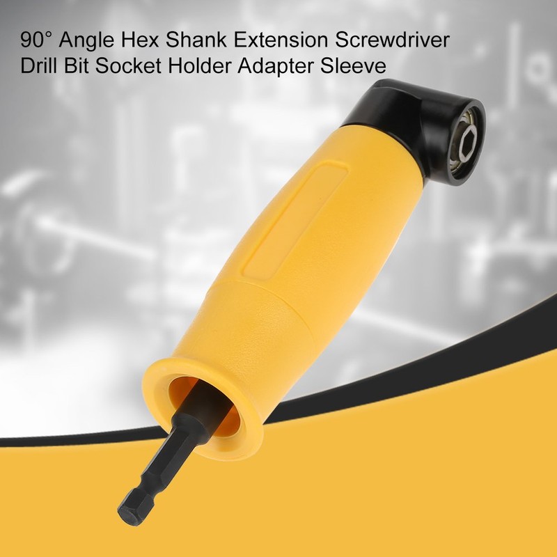 Drill Adapter 90° Angle Hex Shank Right Angle Driver Extension