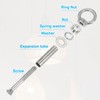 MECCANIXITY Concrete Eye Bolt Expansion Eyebolt M8x60mm 304 Stainless Steel