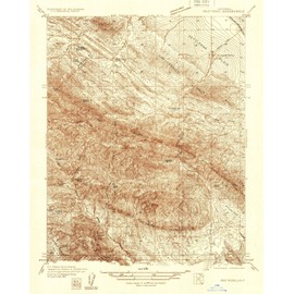 California Maps - 1934 Reef Ridge, CA - USGS Historical Topographic Wall Art : 24in x 30in, Large Wall Art Map