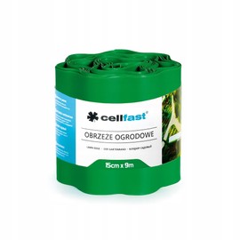 Cellfast 5901828850813 Lawn Edging Green, 9 m x 0.1 cm