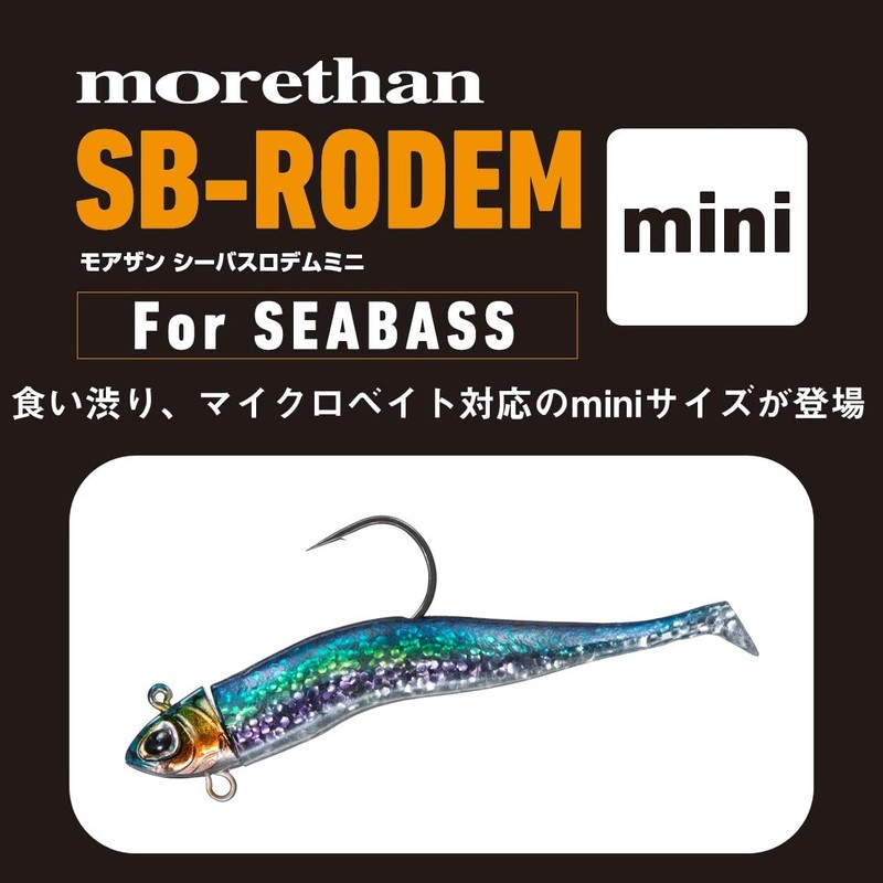Daiwa Morethan Sea Bass Rodem Mini, 0.4 oz (10 g),