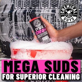 Chemical Guys Mr. Pink Jabón espumoso para lavar coches (Para cañones de espuma, pistolas de espuma o cubos de lavado) Seguro para coches, camiones y 