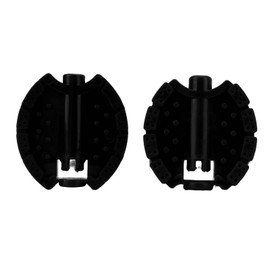 Kids Bike Pedal, 2 Pcs Plastic Children's Tricycle Bicycle Pedals Child Baby Stroller Front Wheel Foot Pedal Accessories (Black)