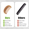 PEUTIER Labor Comb, Natural Wooden Birthing Comb for Labor Pain