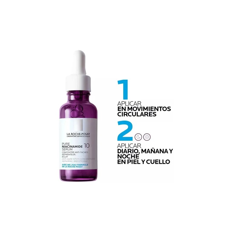 La Roche Posay 2pcs Pure Niacinamida 10 Suero 30ml