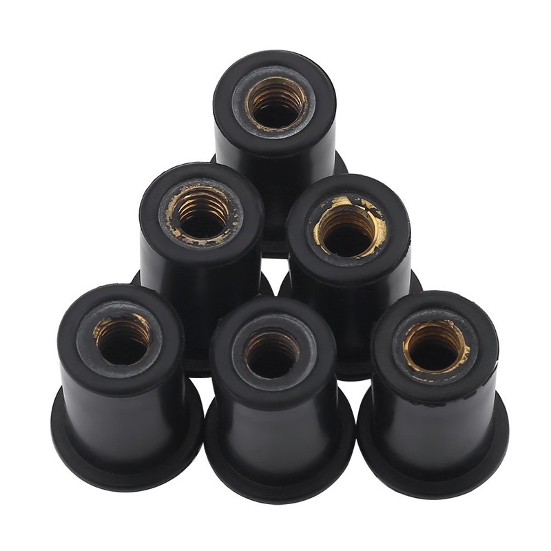 Rubber Nut M6, Tbest Rubber Nut M6, Kayak Well Nuts,