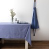 VINTHERA Blue Linen Effect Tablecloth 135 x 240 cm Pack