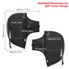 KEMIMOTO Soft Lowers Chaps Highway Crash Bar Covers Motorcycle Leg