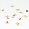 AIEX 12pcs/6 Pairs 14k Gold Replacement Secure Ear Locking for