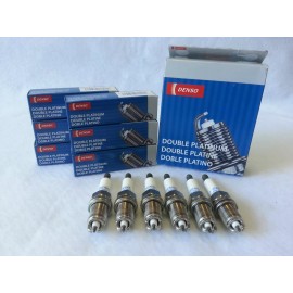 DENSO 6-DENSO PK20TR11 Long-Life Double Platinum Spark Plugs Made in Japan