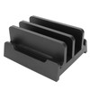 Vertical Laptop Stand Holder Adjustable Width Dual Slots Laptop Holder
