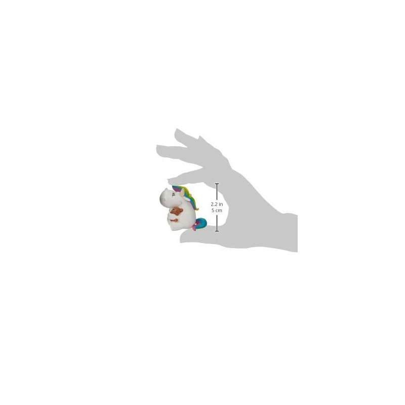 Pummeleinhorn Sammelfigur - Mit Teddy (mit Sammelkarte)