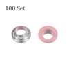 Kozelo Grommets Kit 100set-[4.5mm 3/16" Hole] Metal Eyelets Grommet Tool