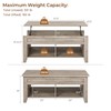 Yaheetech Yaheetech Lift Top Coffee Table with Hidden Storage Compartment