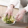 100pcs Disposable Plastic Gloves Transparent Food Handling Hygienic Clear