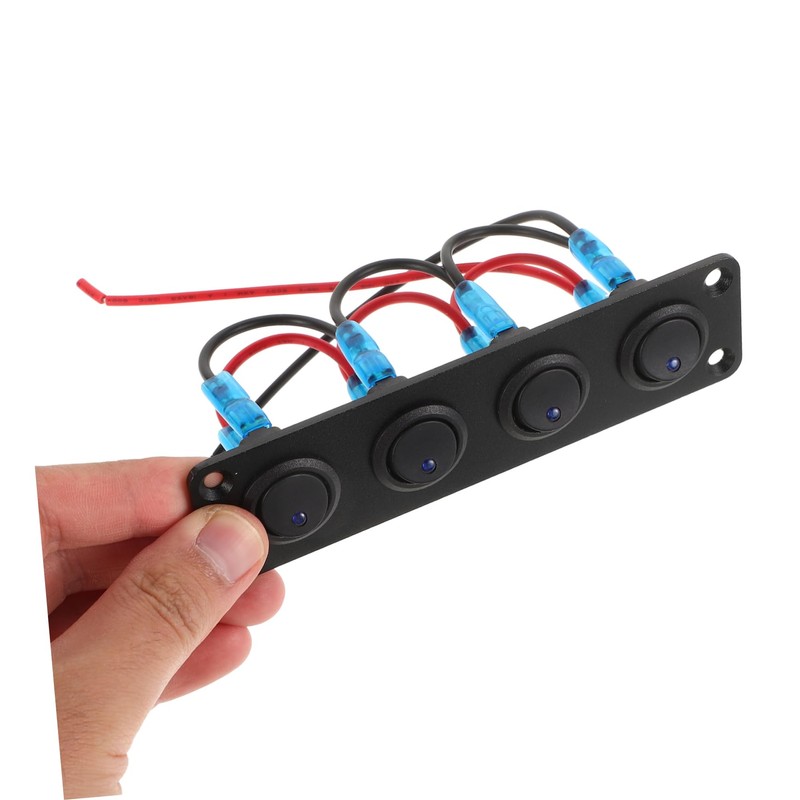 FUNOMOCYA Gangs Rocker Switch Panel Cat Panel for Boat Automotive