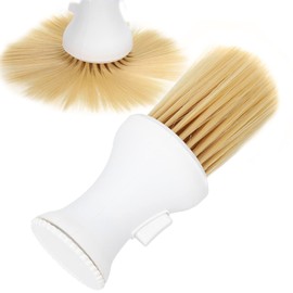 Hairdresser Neck Brush, Hairdressing Brush, Neck Brush, Salon Hair Cutting Hairdresser Accessories Barber Hair Brush, Hairdresser Neck Brush (White)