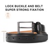 SENDEFN Men's Belt, Leather Belt Men's 35 mm Wide, Belt